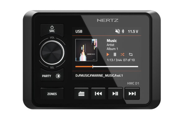 Hertz - HMC D1 - Remote met scherm, 13 pin aansluiting Artikelnummer 00380109