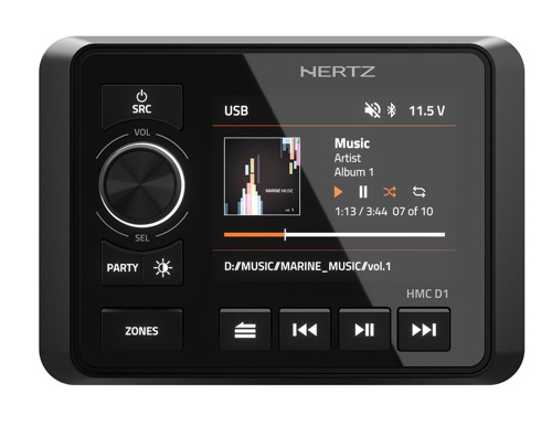 Hertz - HMC D1 - Remote met scherm, 13 pin aansluiting Artikelnummer 00380109