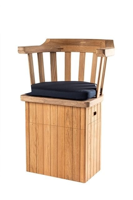 ARC Marine - Teak kolom met lade voor stuurstoel 2050