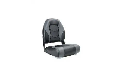 High Back bootstoel grijs/zwart Shark