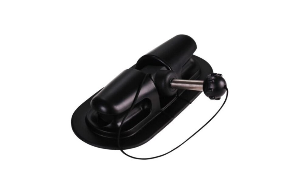 Plakhouder met roeidol Greenline | Zwart