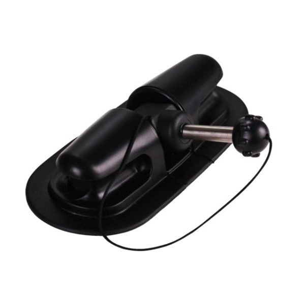 Plakhouder met roeidol Greenline | Zwart