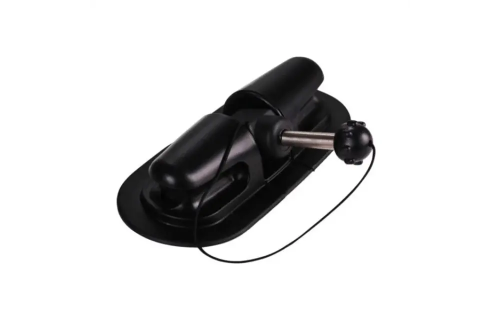 Plakhouder met roeidol Superlight | Zwart