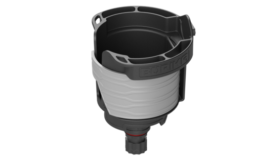 Borika - Bekerhouder met opberg functies zwart/grijs