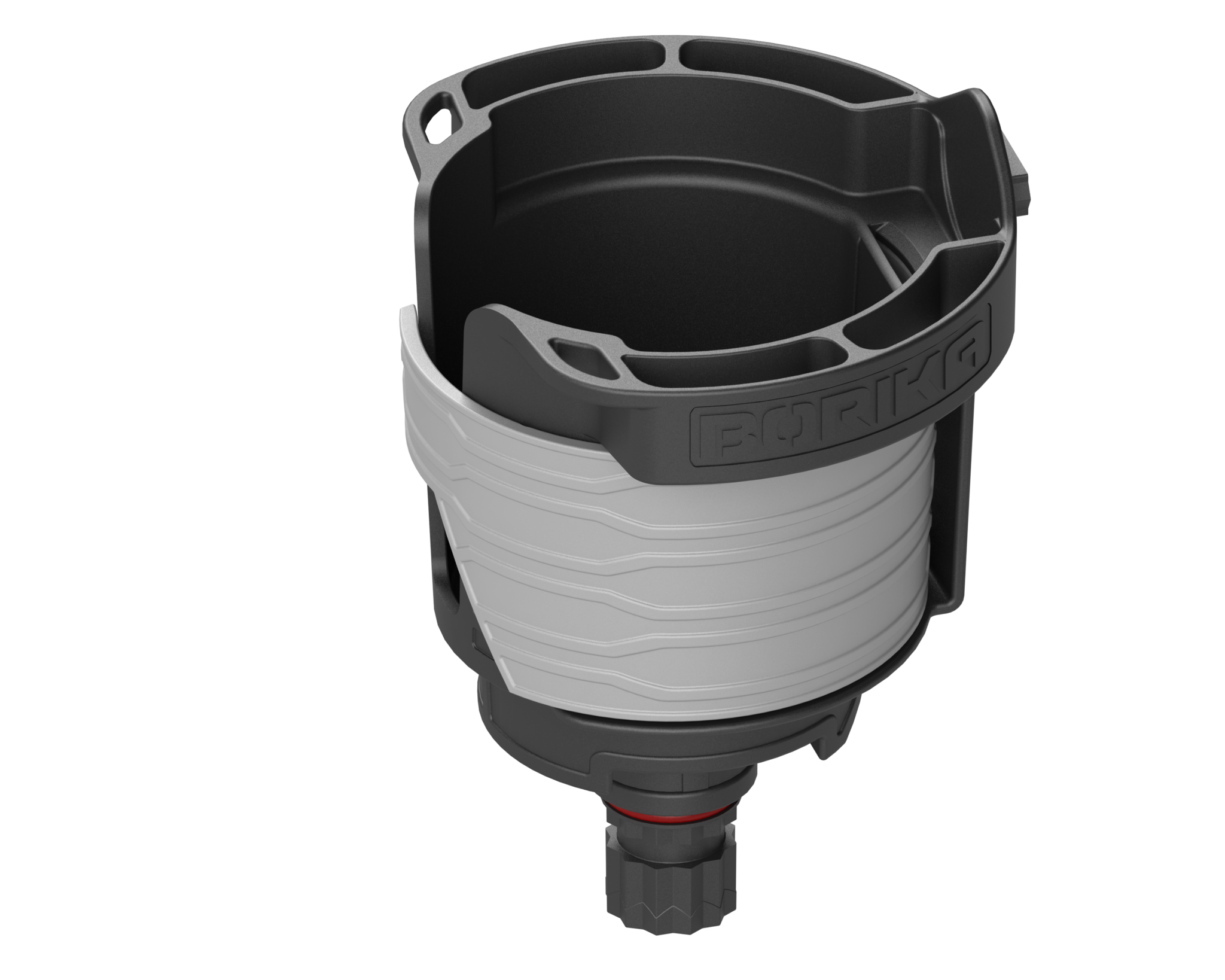 Borika - Bekerhouder met opberg functies zwart/grijs