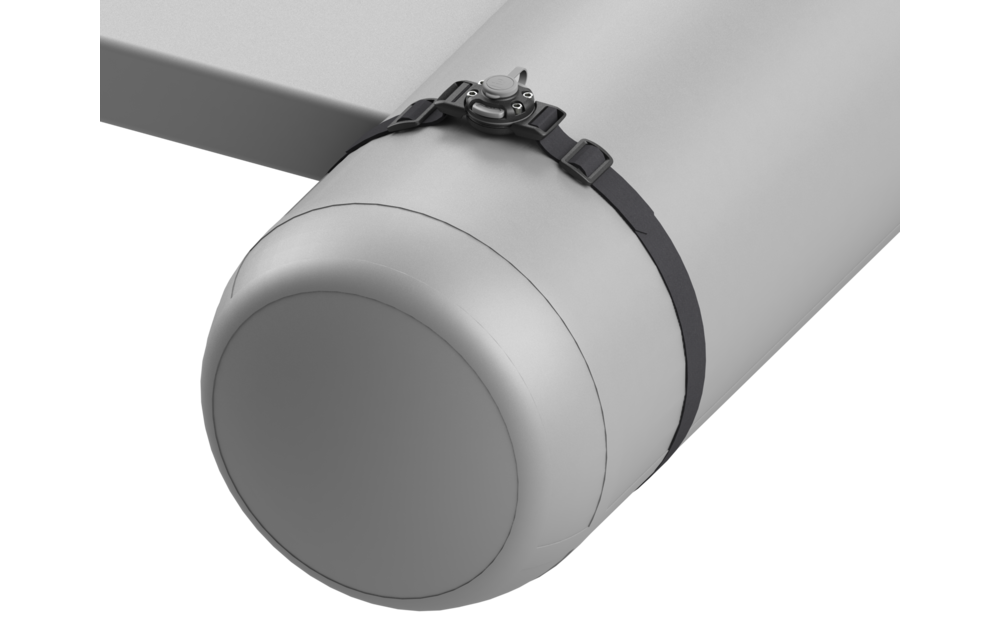 Borika - Montage voet met gespmontage voor opblaasboten