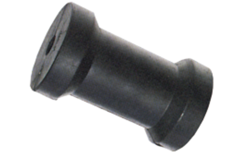 allpa Kielrol, L=102mm, gatmaat 10mm (gegoten rubber)