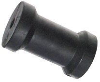 allpa Kielrol, L=102mm, gatmaat 10mm (gegoten rubber)