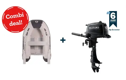 Comfortline Rubberboot TLA Luchtbodem (TLA300) met Suzuki buitenboord motor