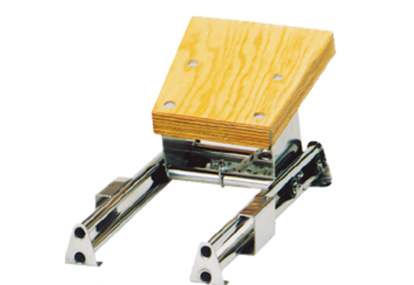 Motorstoel RVS  klein slede-model  traploos verticaal