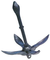 Allpa - Verzinkt-Stalen paraplu anker, 0,7kg