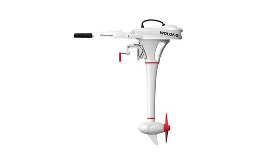 Wolong Elektrisch buitenboordmotor  - Flowstar 1.5 kortstaart met knuppel/accu