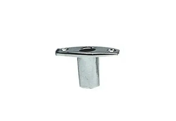 Roeidolpot verchroomd inbouw 60 mm