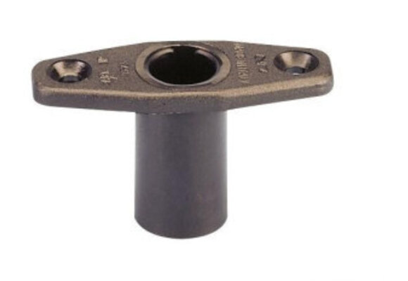 Roeidolpot zwart kunststof inbouw