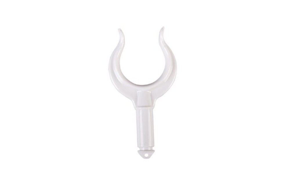 Roeidol wit kunststof 56 mm