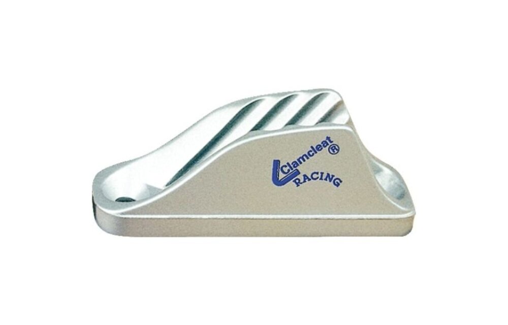 Clamcleat Racing Verticale cleat met geleide oog voor 6-12mm lijn model CL219 aluminium
