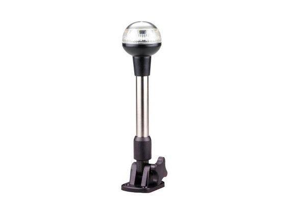 Allpa LED Rondschijnend toplicht  12V  360º  LED 12x 5Ø  zwart kunststof huis met heldere lens
