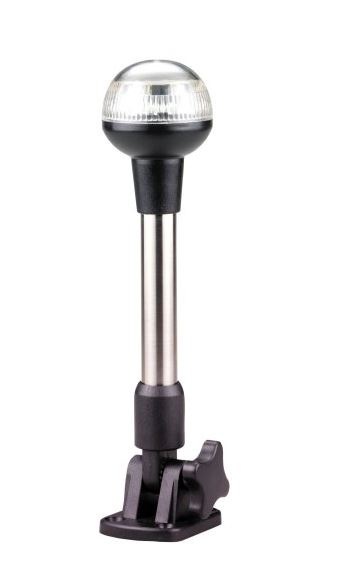 Allpa LED Rondschijnend toplicht 12V 360º LED 12x 5Ø zwart kunststof huis met heldere lens