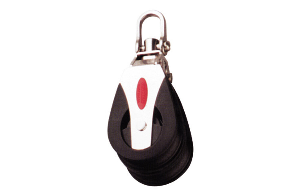 Ronstan 2-schijfs blok met wartelsluiting