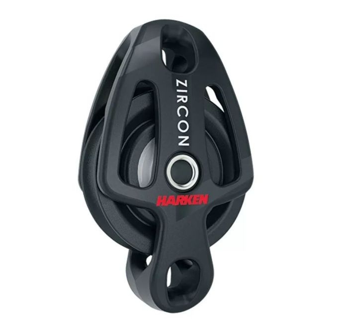 Harken 57mm Zircon 1-schijfsblok met hondsvot