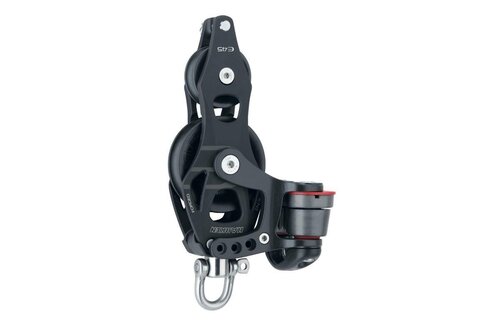 Harken Element vioolblok met hondsvot en klem 45mm