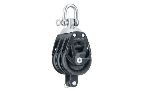 Harken Element 3-schijfsblok met hondsvot