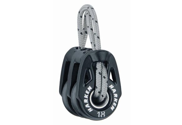 Harken 18 mm FLY 2-schijfsblok