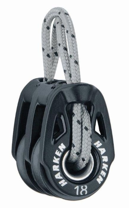 Harken 18 mm FLY 2-schijfsblok