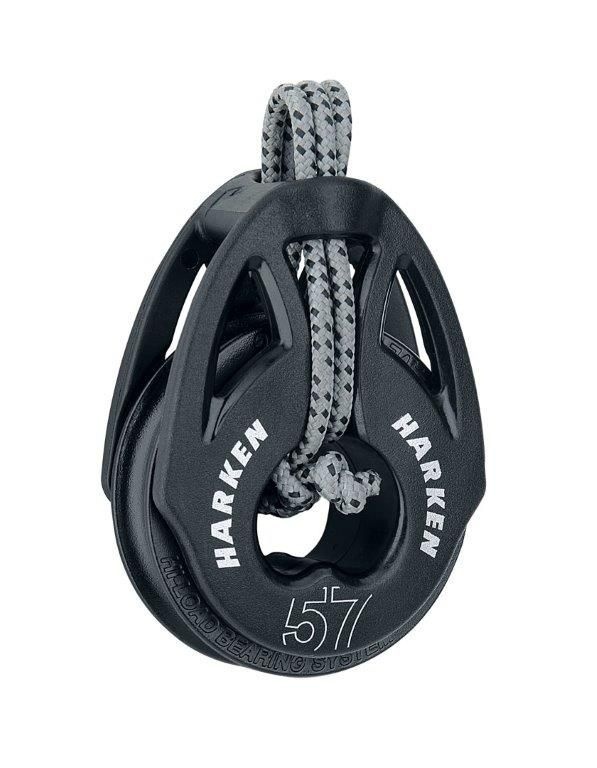 Harken Soft-attach Ø57 mm T2 1-schijfsblok