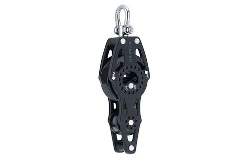 Harken Carbo Vioolblok met hondsvot en rate l- 75 mm