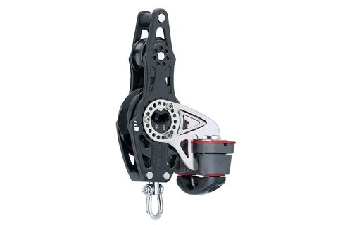 Harken Carbo Vioolblok met hondsvot, ratel en klem