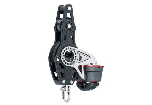 Harken Carbo Vioolblok met hondsvot, ratel en klem