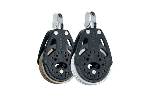 Harken Power ratchet 57C 1-schijfs ratelblok 1.5x en 2x grip (set van 2)