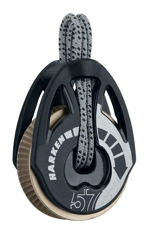 Harken Power3 ratchet 57C T2 1-schijfsblok ratchamatic 1.5x grip