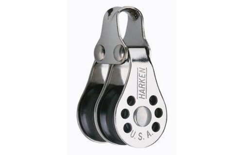 Harken Micro 2-schijfsblok 22 mm
