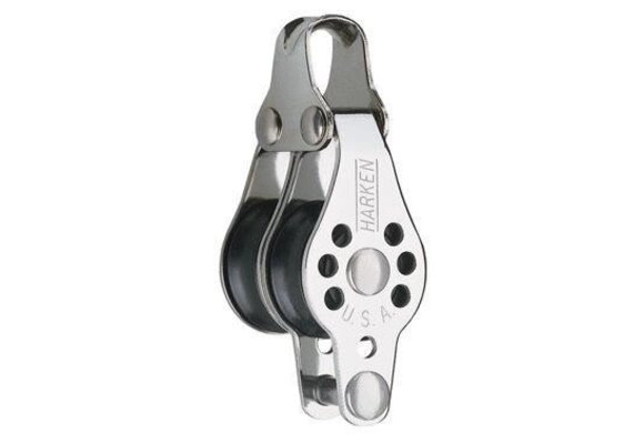 Harken Micro 2 schijfsblok met hondsvot