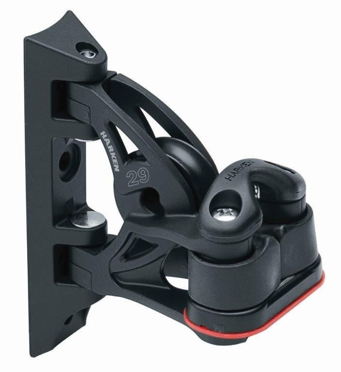 Harken Carbo blok roterend met klem 29 mm