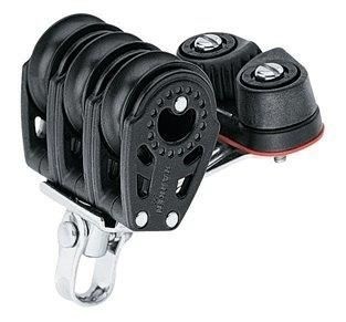 Harken Carbo 3-schijfsblok met klem 29 mm