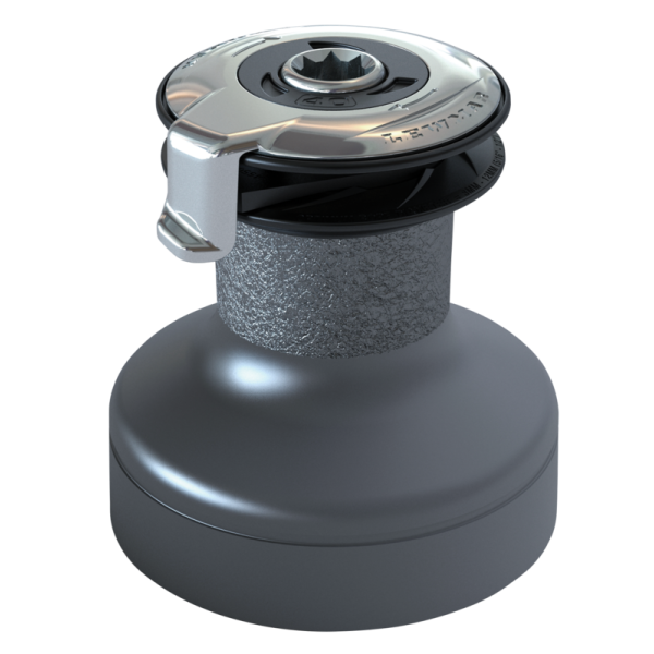 Lewmar 30st alu selftailing lier Grijs Alu EVO