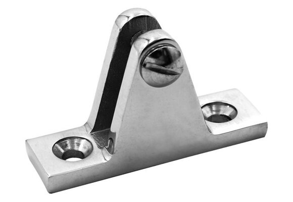 Talamex Buiskapbeslag RVS dekplaat 90° met schroef