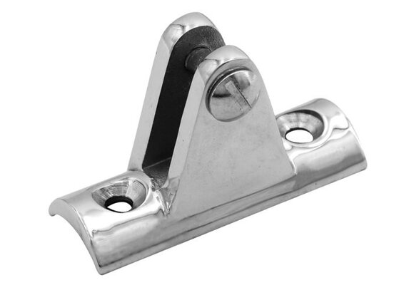 Talamex Buiskapbeslag RVS dekplaat hol 90° met schroef