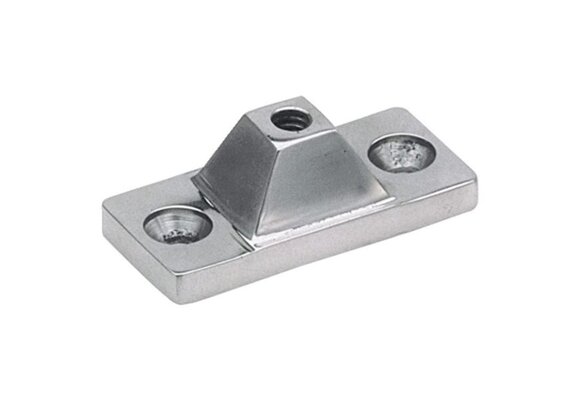 Talamex Buiskapbeslag rvs wandplaat 22mm Heavy Duty