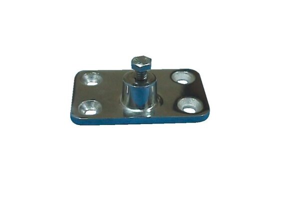 Talamex Buiskapbeslag rvs wandplaat pin Heavy Duty