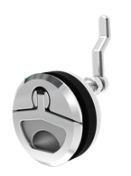 Allpa RVS Luiksluiting met draaigreep