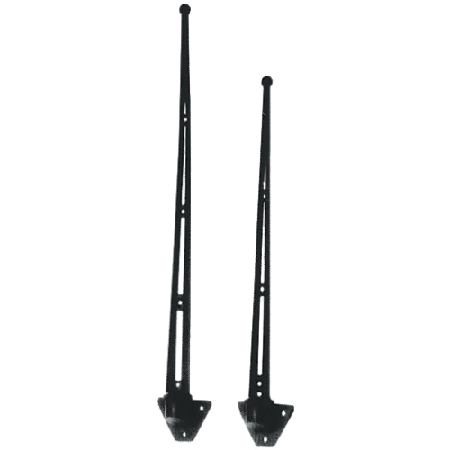 Allpa Kunststof vlaggenstok L=350mm met haakse Voet voor opblaasboten