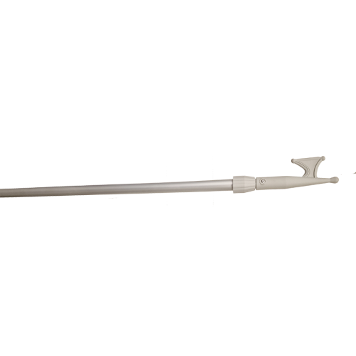 Allpa Aluminium bootshaak met extra zware telescopische steel en kunststof haak