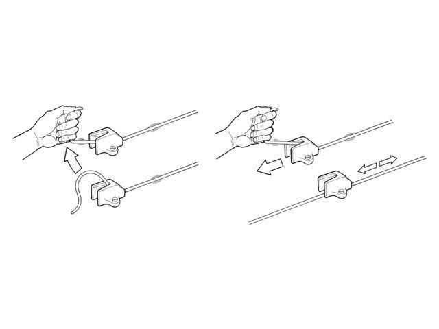 Clamcleat cleat CL255 Omega aluminium 3-6mm