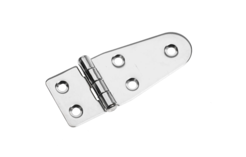 Roca staartscharnier vlak RVS 100 x 40 mm 441740