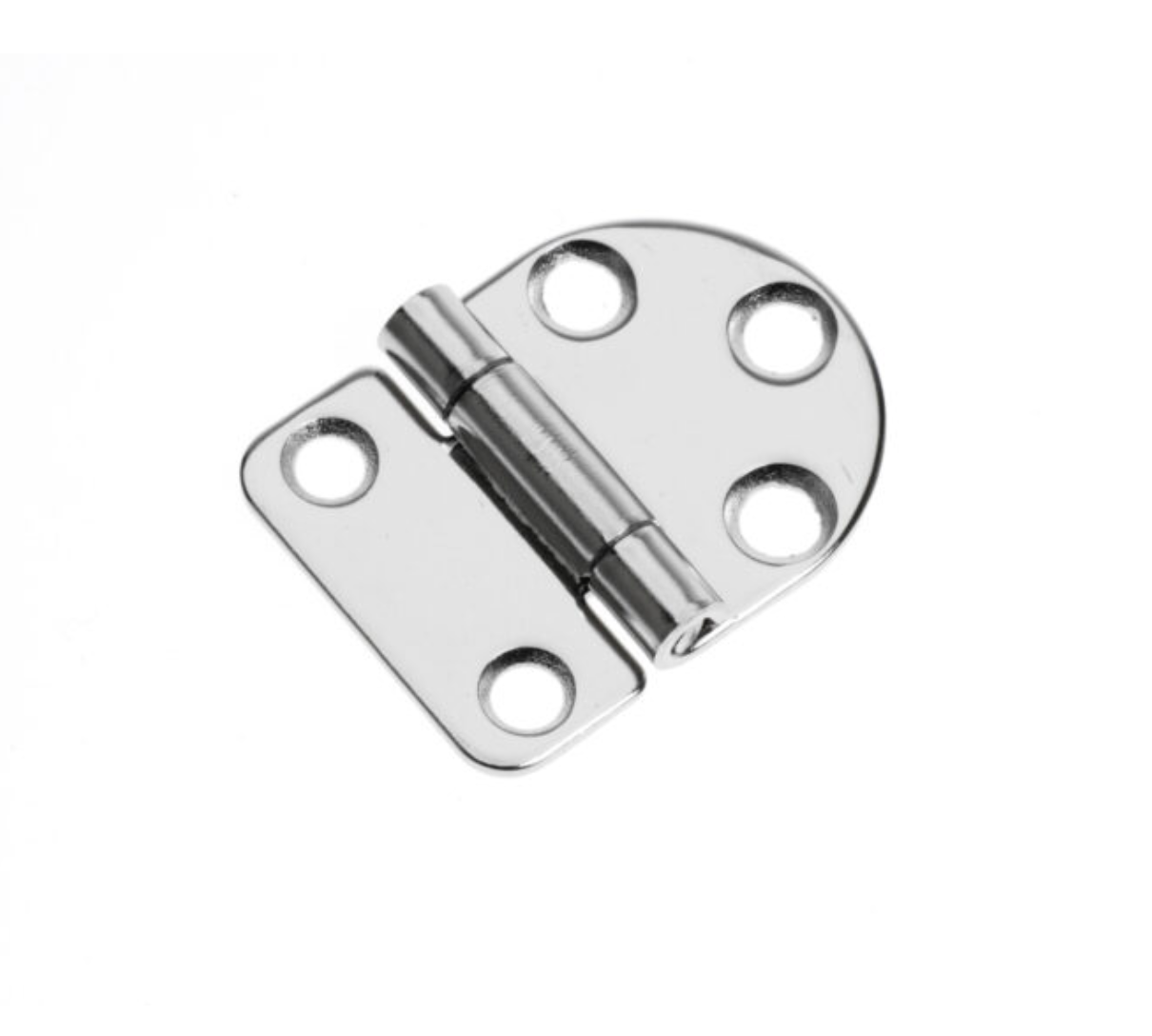 Roca vlakscharnier rond/recht RVS 40 -5 x 30 mm 440060