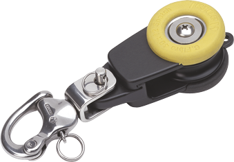 Antal Aluminium snatch snap blok met rubber bescherming